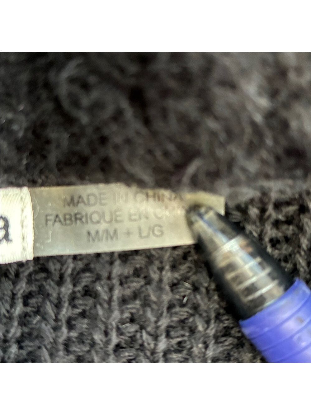 Alice + Olivia Vest Black Faux Fur Knit Waterfall Cardigan Open Front L - Picture 11 of 11